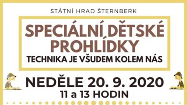 Speciální dětské prohlídky na hradě Šternberk