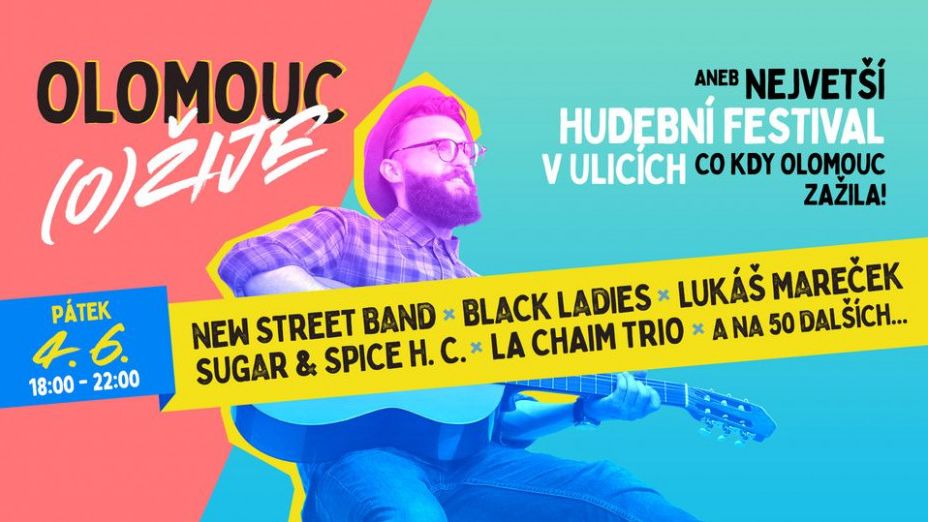 Olomouc (o)žije aneb Největší hudební festival v ulicích