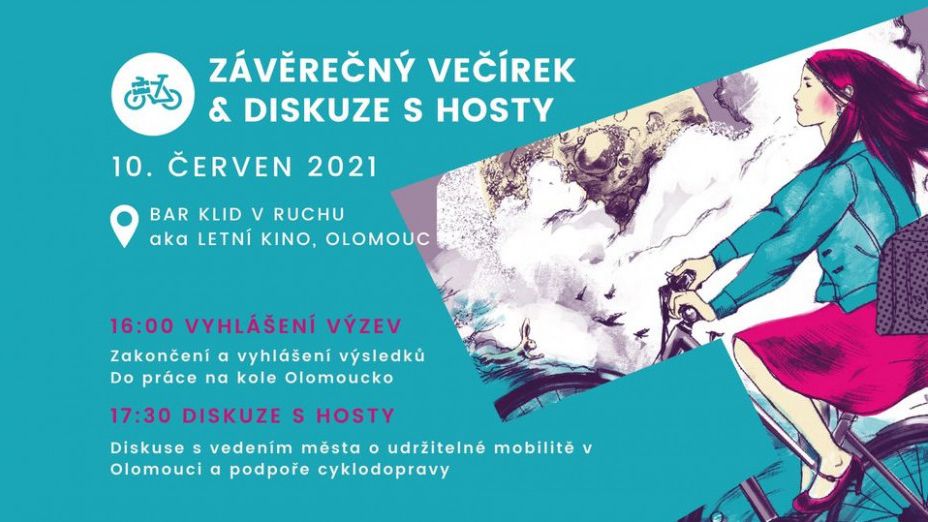 Závěrečný večírek Do práce na kole Olomoucko