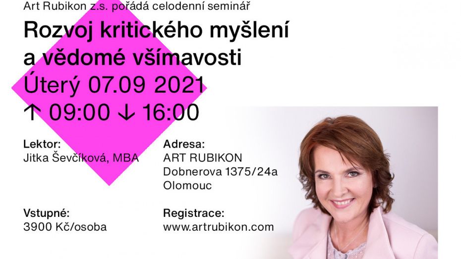 Rozvoj kritického myšlení a vědomé všímavosti