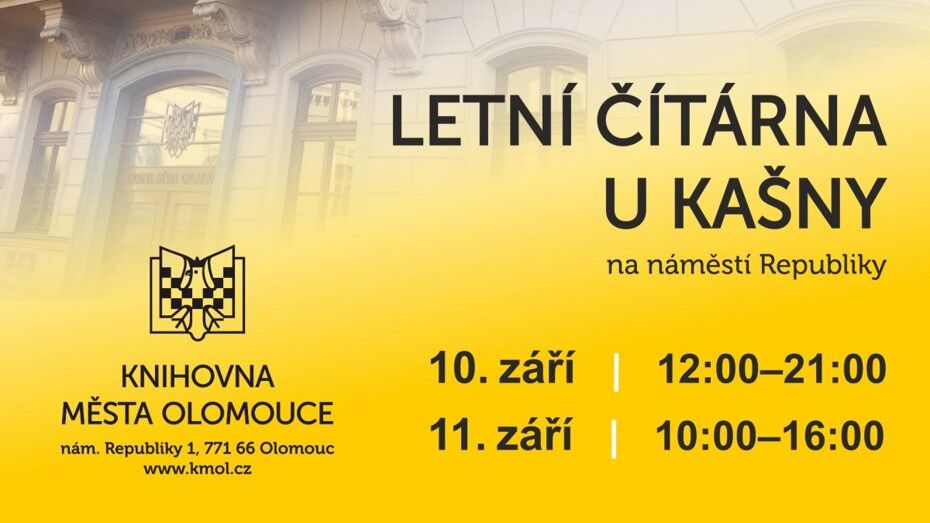 Letní čítárna u kašny 2021