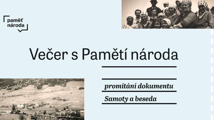 Večer s Pamětí národa
