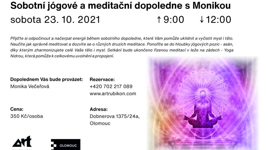 Sobotní jógové a meditační dopoledne s Monikou