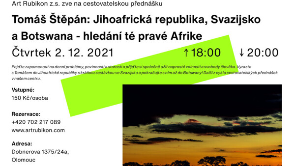 Tomáš Štěpán: Jihoafrická republika, Svazijsko a Botswana - hledání té pravé Afriky