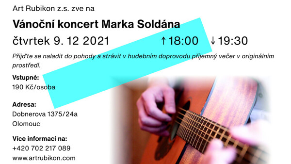 Vánoční koncert Marka Soldána