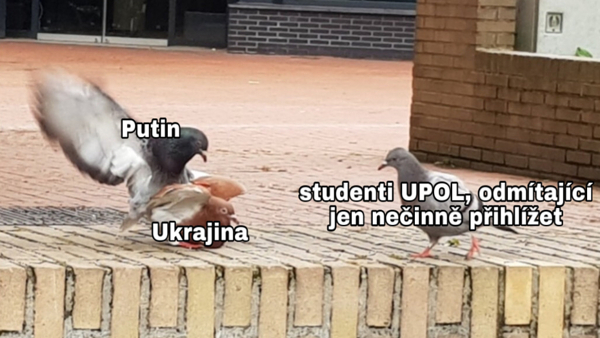 Studentské setkání na podporu Ukrajiny