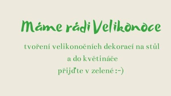 Máme rádi Velikonoce