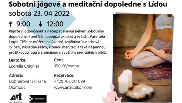 Sobotní jógové a meditační dopoledne s Lídou
