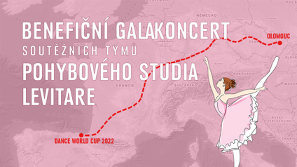 Benefiční galakoncert soutěžních týmů pohybového studia LeVitare