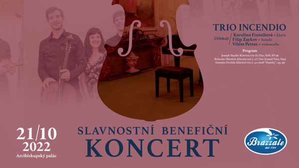 Slavnostní benefiční koncert: Trio Incendio