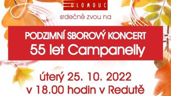 Podzimní sborový koncert: 55 let CAMPANELLY