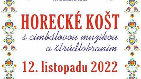 Horecké košt s cimbálovou muzikou a štrúdlobraním