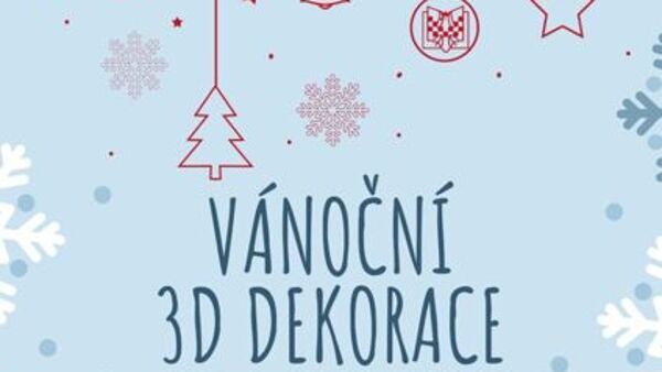 Vánoční 3D dekorace