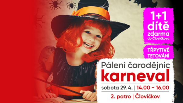 Pálení čarodějnic - karneval