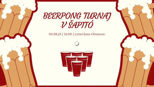 Beerpong v šapitó