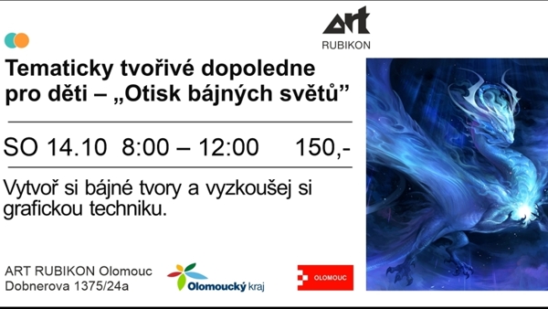 Tematicky tvořivé dopoledne pro děti: Otisk bájných světů