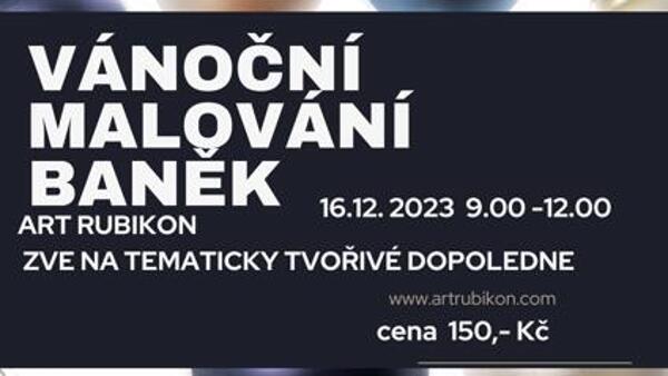 Tvořivé sobotní dopoledne pro děti - vánoční malování baněk