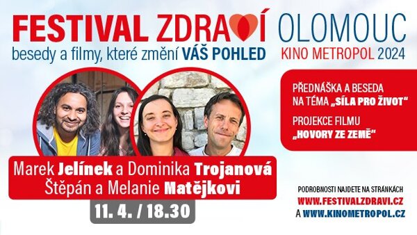 Festival zdraví - Jelínek, Trojanová, Š. a M. Matějkovi