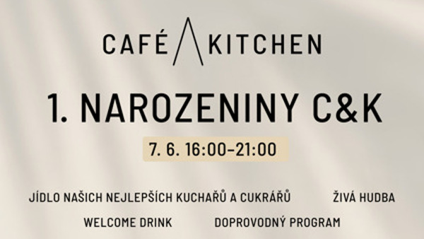 1. narozeniny Café Kitchen - soukromý koncert Paľa Habery