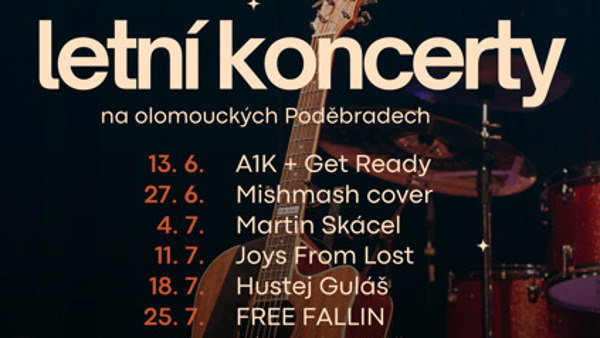 Letní koncerty na olomouckých Poděbradech