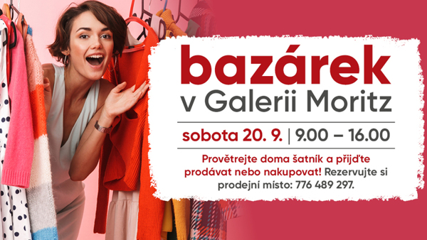 Bazárek v Galerii Morizt