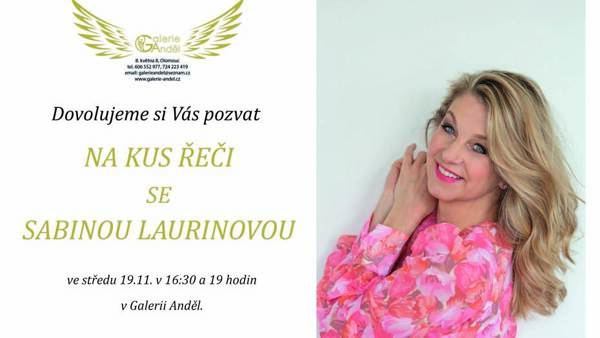 Na kus řeči se Sabinou Laurinovou