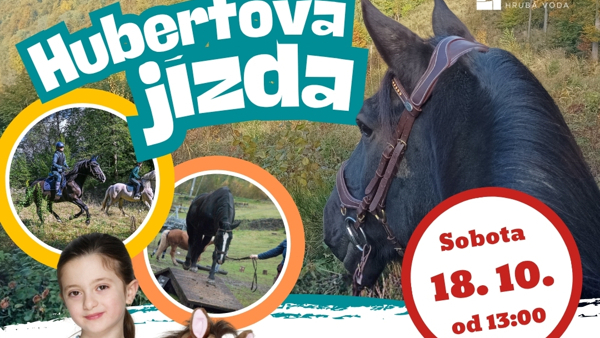 Hubertova jízda na Hrubé Vodě