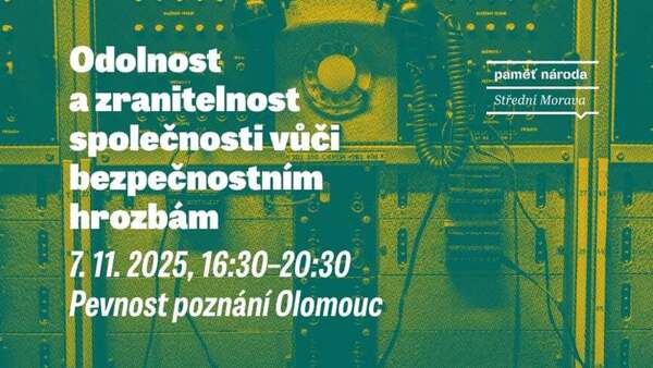 Olomoucké fórum: odolnost a zranitelnost společnosti vůči bezpečnostním hrozbám