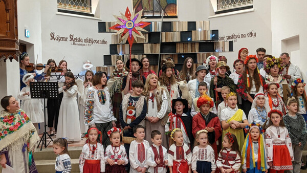 Zpívání českých a ukrajinských tradičních koled