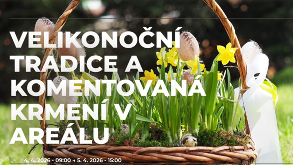 Velikonoční tradice a komentovaná krmení v areálu