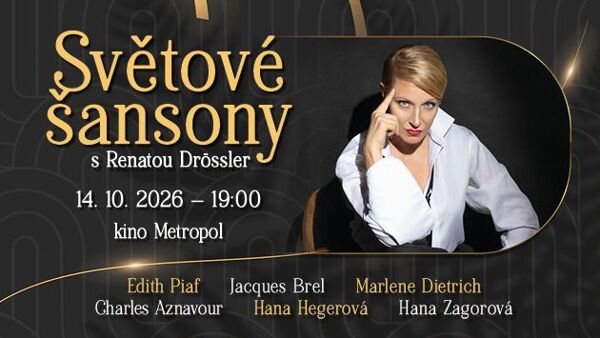 Světové šansony s Renatou Drössler