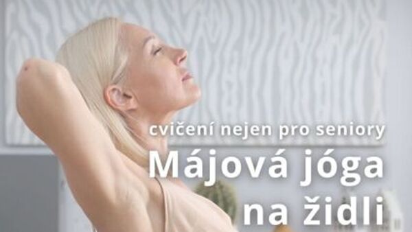 Májová jóga na židli