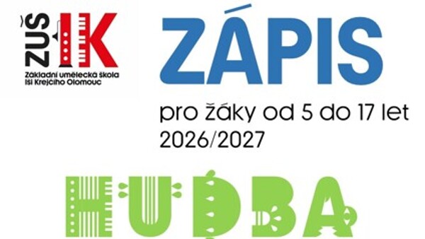 Zápis pro žáky od 5 do 17 let