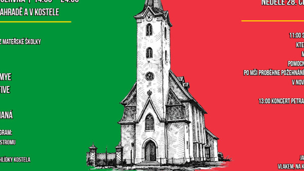 Oslavy jubilea obce a kostela sv. Petra a Pavla v Hlušovicích