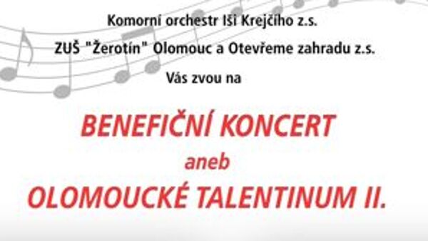 Benefiční koncert aneb Olomoucké talentinum II.