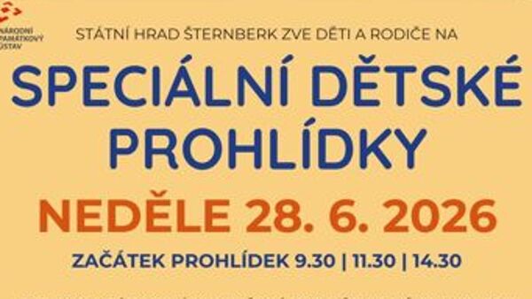 Speciální dětské prohlídky na hradě Šternberk