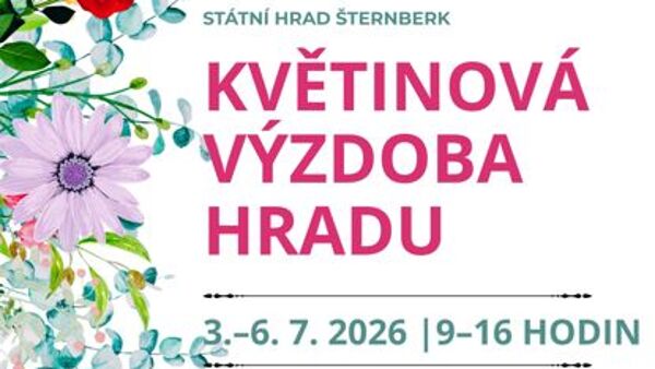 Květinová výzdoba hradu