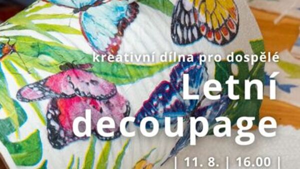 Letní decoupage