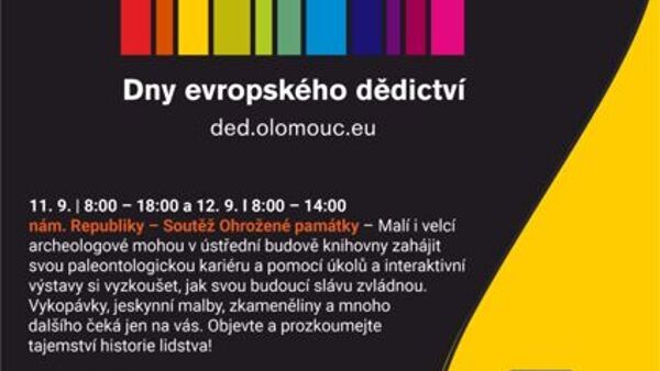 Dny evropského dědictví s Knihovnou města Olomouce