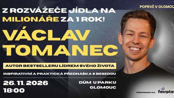 Václav Tomanec: Z rozvážeče jídla na milionáře za 1 rok