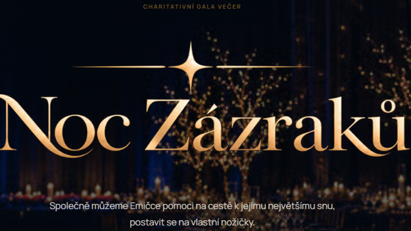 Noc Zázraků – charitativní ples pro Emičku