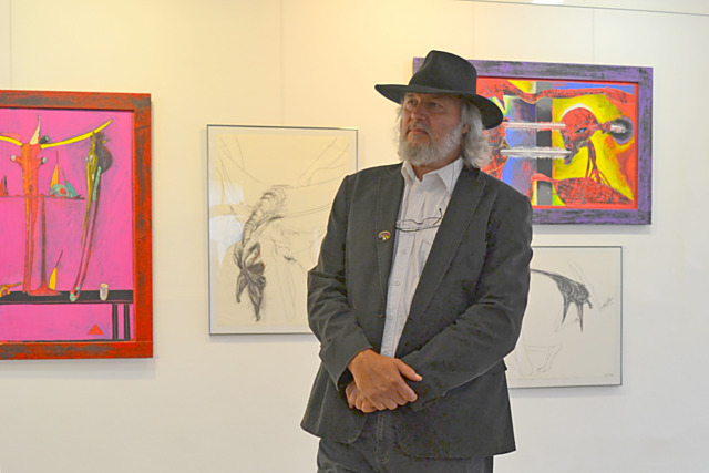 Umělec Boris Jirků výstavou oslavuje šedesáté narozeniny