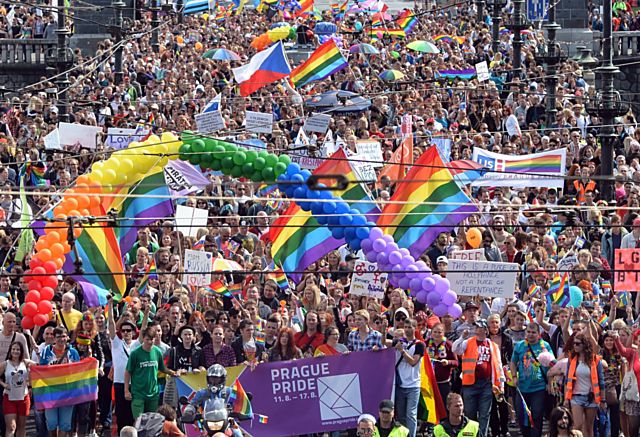 Inspiraci našli olomoučtí organizátoři v pražském pochodu Prague Pride, který se koná v půlce srpna.