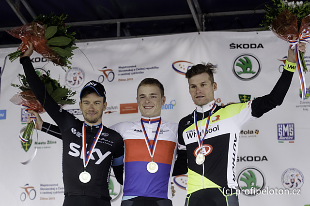 Leopold König (Team Sky), mistr ČR Petr Vakoč (Etixx - Quick Step) i Jiří Polnický (Whirpool-Author) pojedou Czech Cycling Tour 2015.
