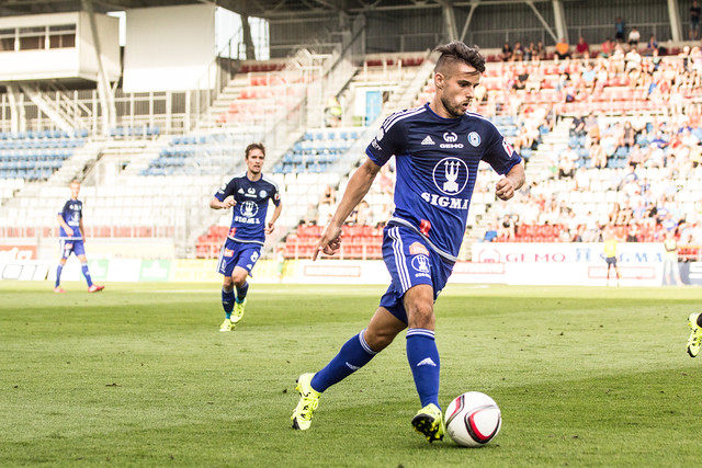 SK Sigma Olomouc ve 4. kole Synot ligy.