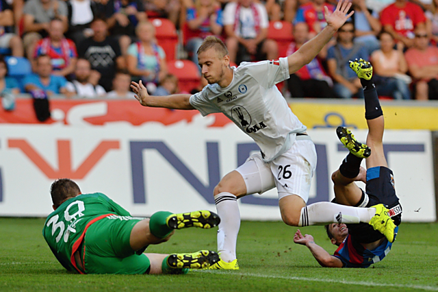 Miloš Buchta chytal v Plzni výborně, ani to však nestačilo na zisk bodu.