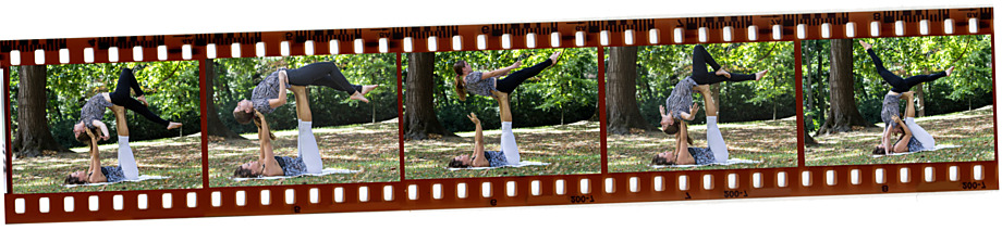 Vypadá to tak snadně a ladně. Osobně si ale myslím, že to je pěkná fuška. Musím říct, že se ale holky nevzdávaly snadno. Vydržely létat celou hodinu focení a v některých pozicích je fotograf Honza Procházka pěkně potrápil.