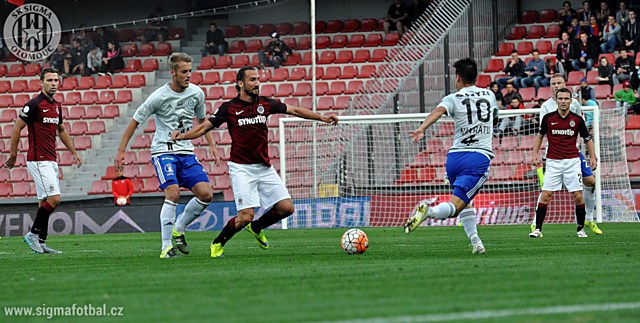 Sigmě zápas na Letné nevyšel. Prohrála jasně 0:4.