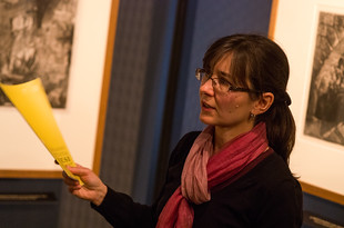 Kurátorka výstavy Helena Zápalková představuje tvorbu Giovanni Barristy Piranesiho, jehož grafiky budou po tři měsíce v Arcidiecézním muzeu k vidění.