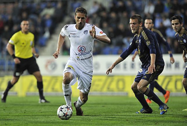 Útočná hrozba. V útoku se Slovácko může spolehnout na Libore Doška. Ten i když gól nedá, takl pořád vytváří spoluhráčům výborné pozice.